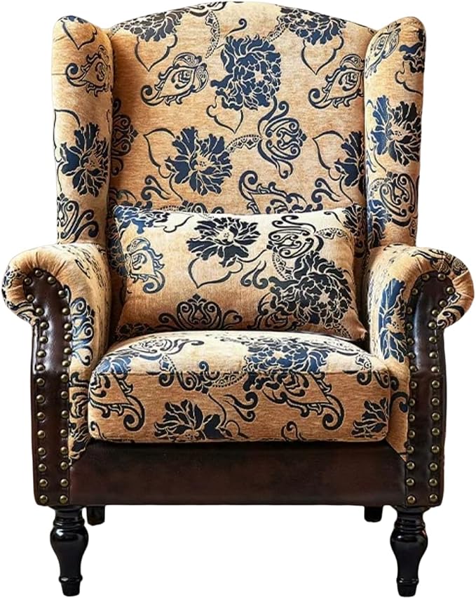 Vintage Wingback Accent Chair