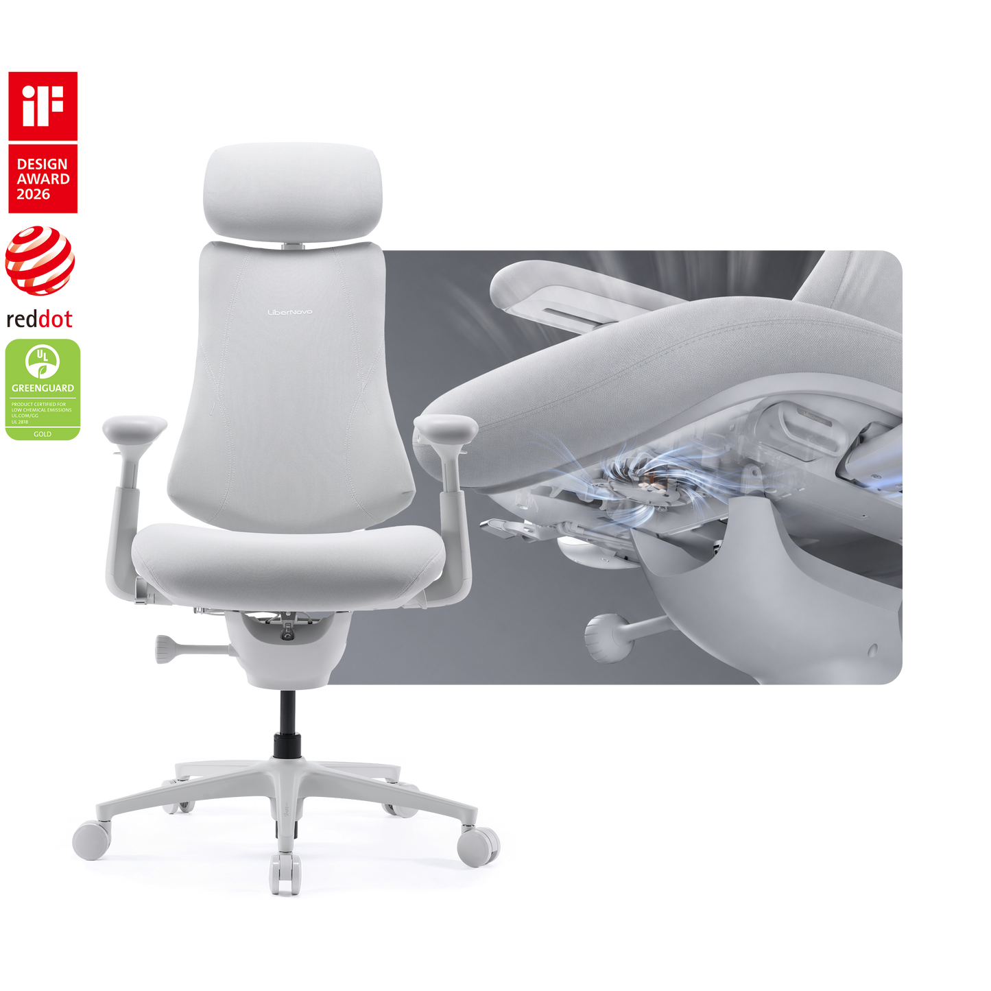 LiberNovo Omni Pro Dynamic Ergonomic Chair