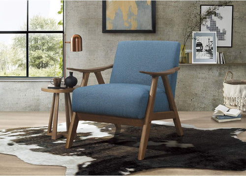 Luxury Walnut Accent Chair
