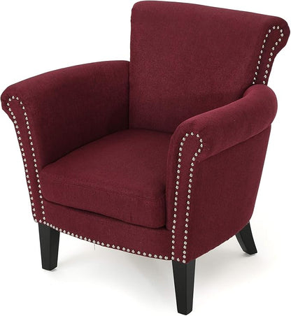 Brice Luxury Scroll Arm Accent Chair