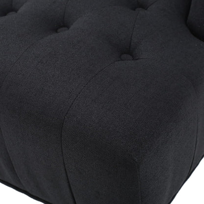 The Toddman High-Back Wingback Chair in Matte Charcoal