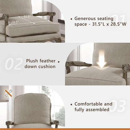 Luxury Accent Chair – Neutral Beige