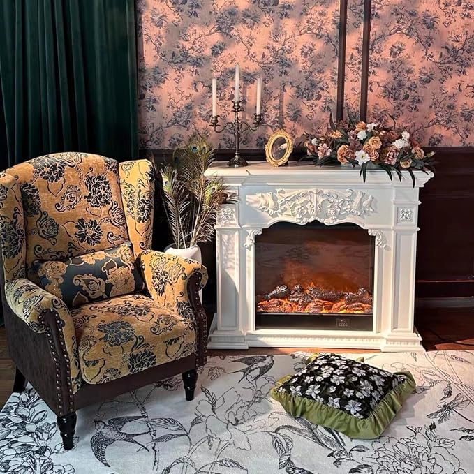 Vintage Wingback Accent Chair