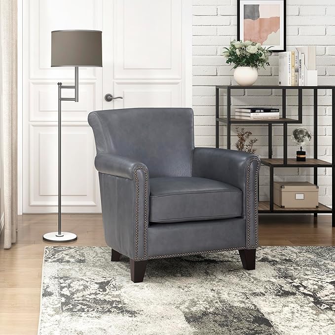 The Lexicon Heritage Top-Grain Leather Club Chair
