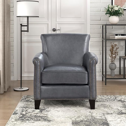 The Lexicon Heritage Top-Grain Leather Club Chair