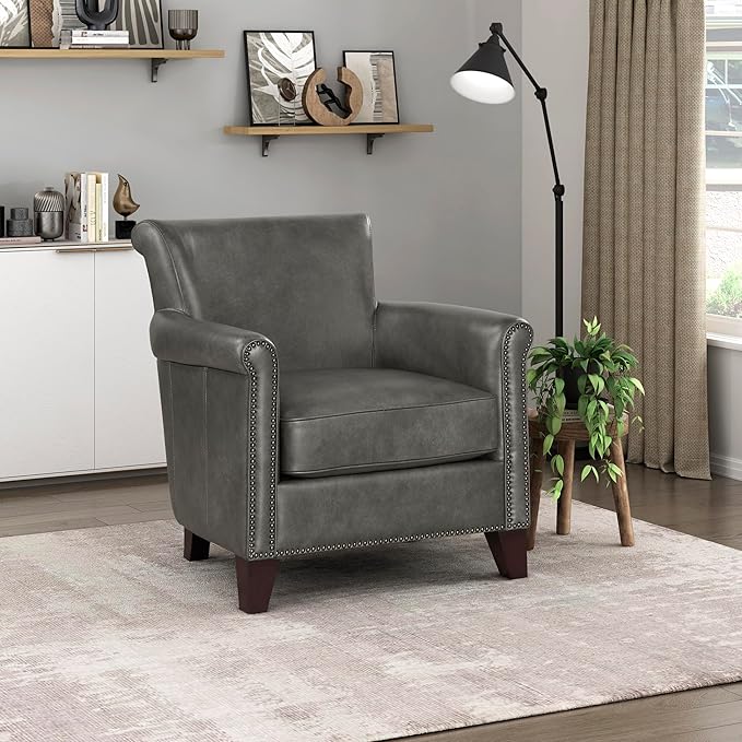 The Lexicon Heritage Top-Grain Leather Club Chair