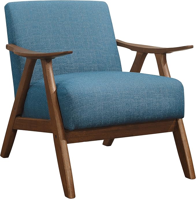 Luxury Walnut Accent Chair