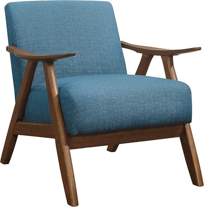 Luxury Walnut Accent Chair
