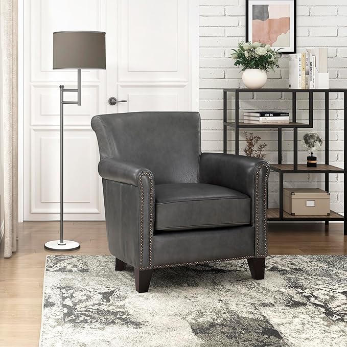 The Lexicon Heritage Top-Grain Leather Club Chair
