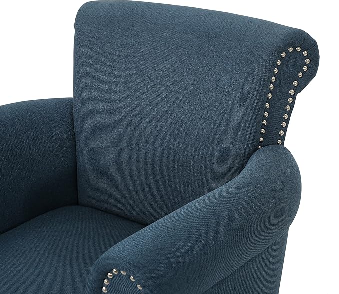 Brice Luxury Scroll Arm Accent Chair