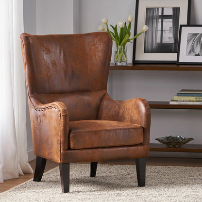 Luxury Wingback Accent Chair