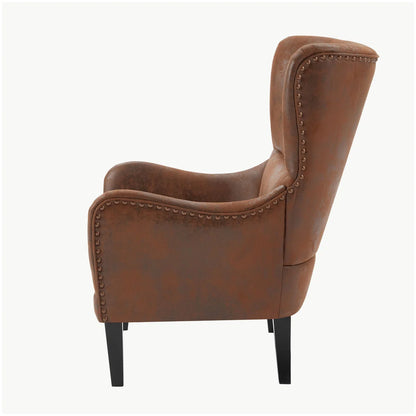 Luxury Wingback Accent Chair