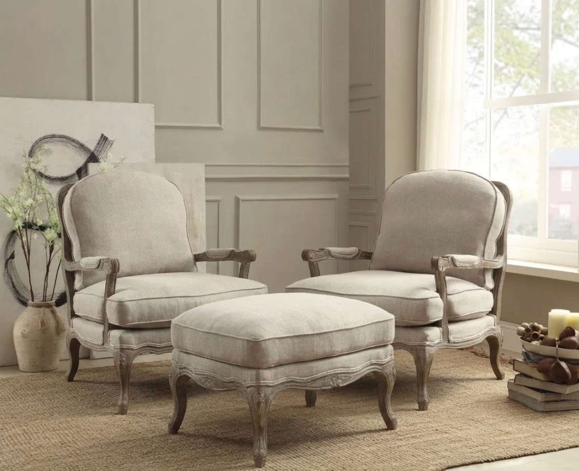 Luxury Accent Chair – Neutral Beige