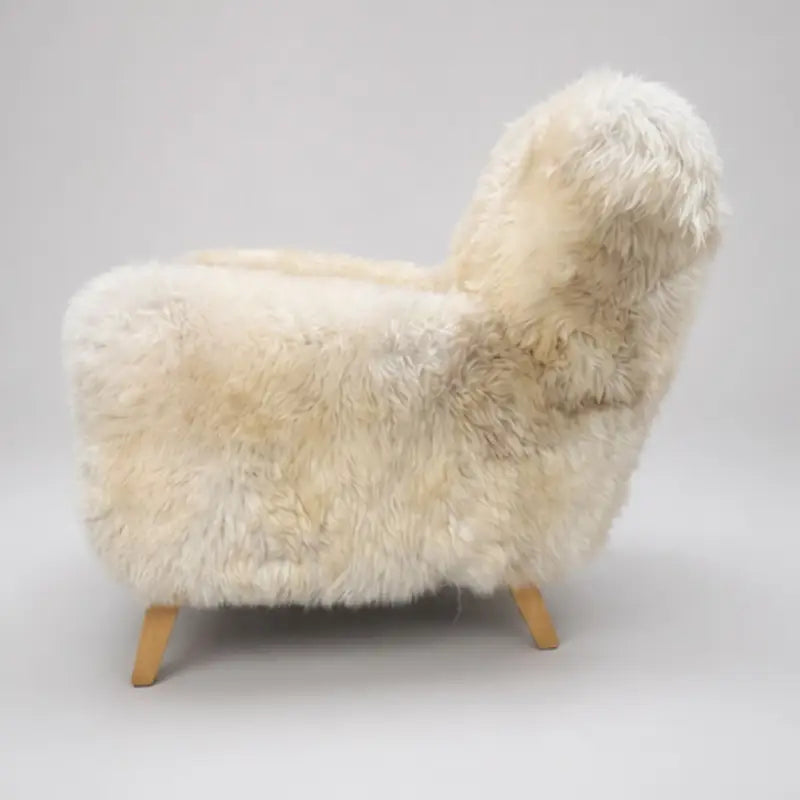 The Wooligan Sheepskin Armchair in Light Rare Breed