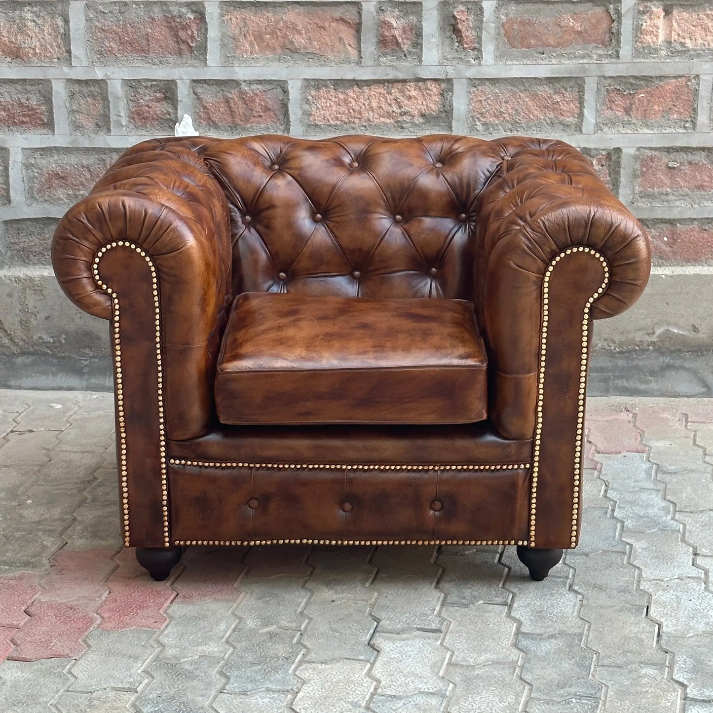 Winchester Chesterfield Leather Sofa
