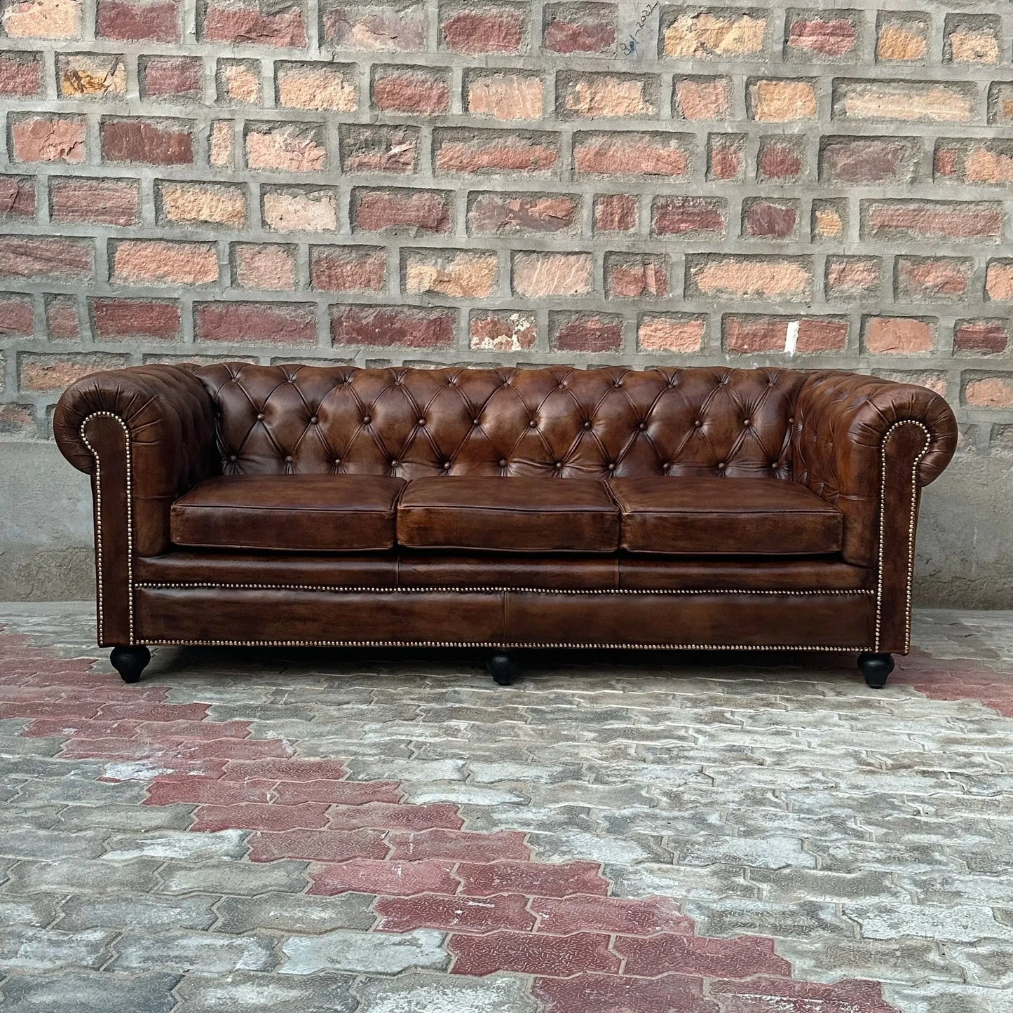 Winchester Chesterfield Leather Sofa