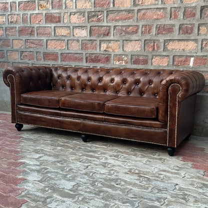 Winchester Chesterfield Leather Sofa
