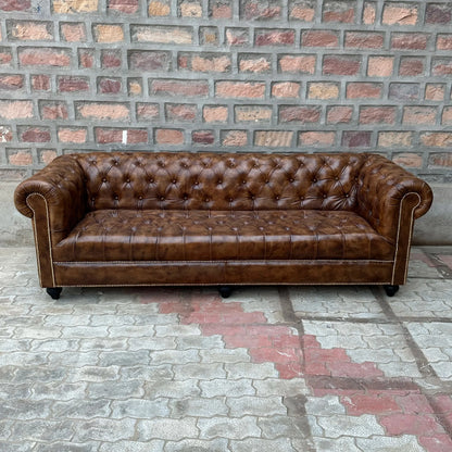 Winchester Chesterfield Leather Sofa