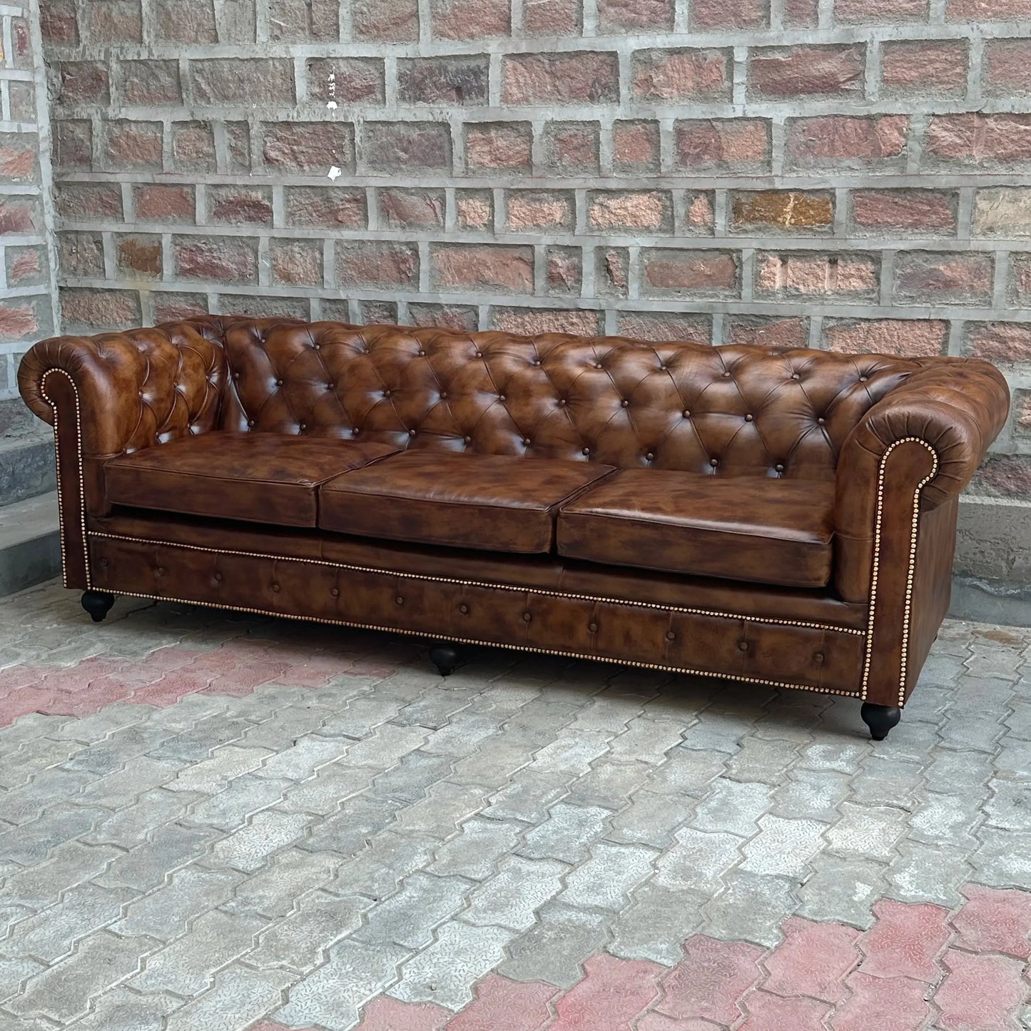 Winchester Chesterfield Leather Sofa