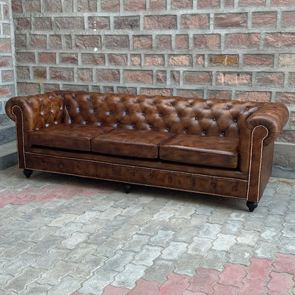 Winchester Chesterfield Leather Sofa