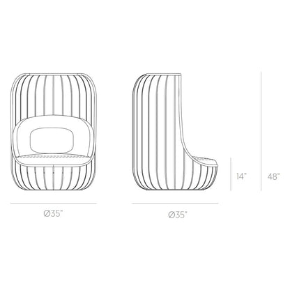 Arena Outdoor Swing Chair