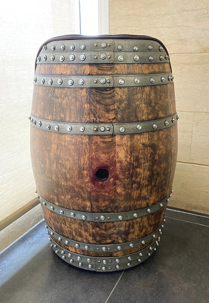Oak Barrel Captain Chair