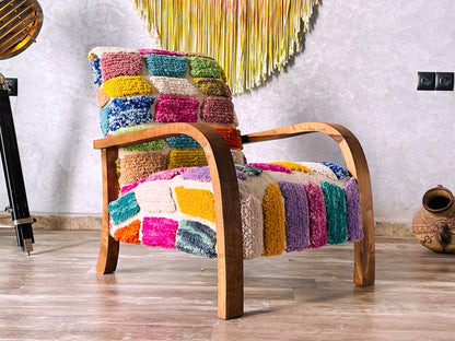Custom Moroccan Lounge Chair – Handcrafted Luxury Seating