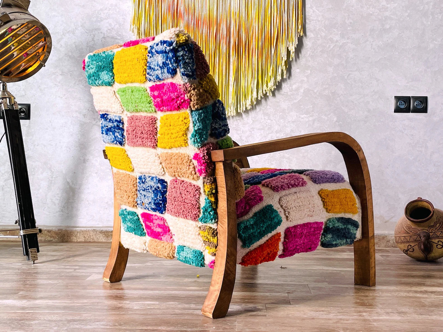 Custom Moroccan Lounge Chair – Handcrafted Luxury Seating