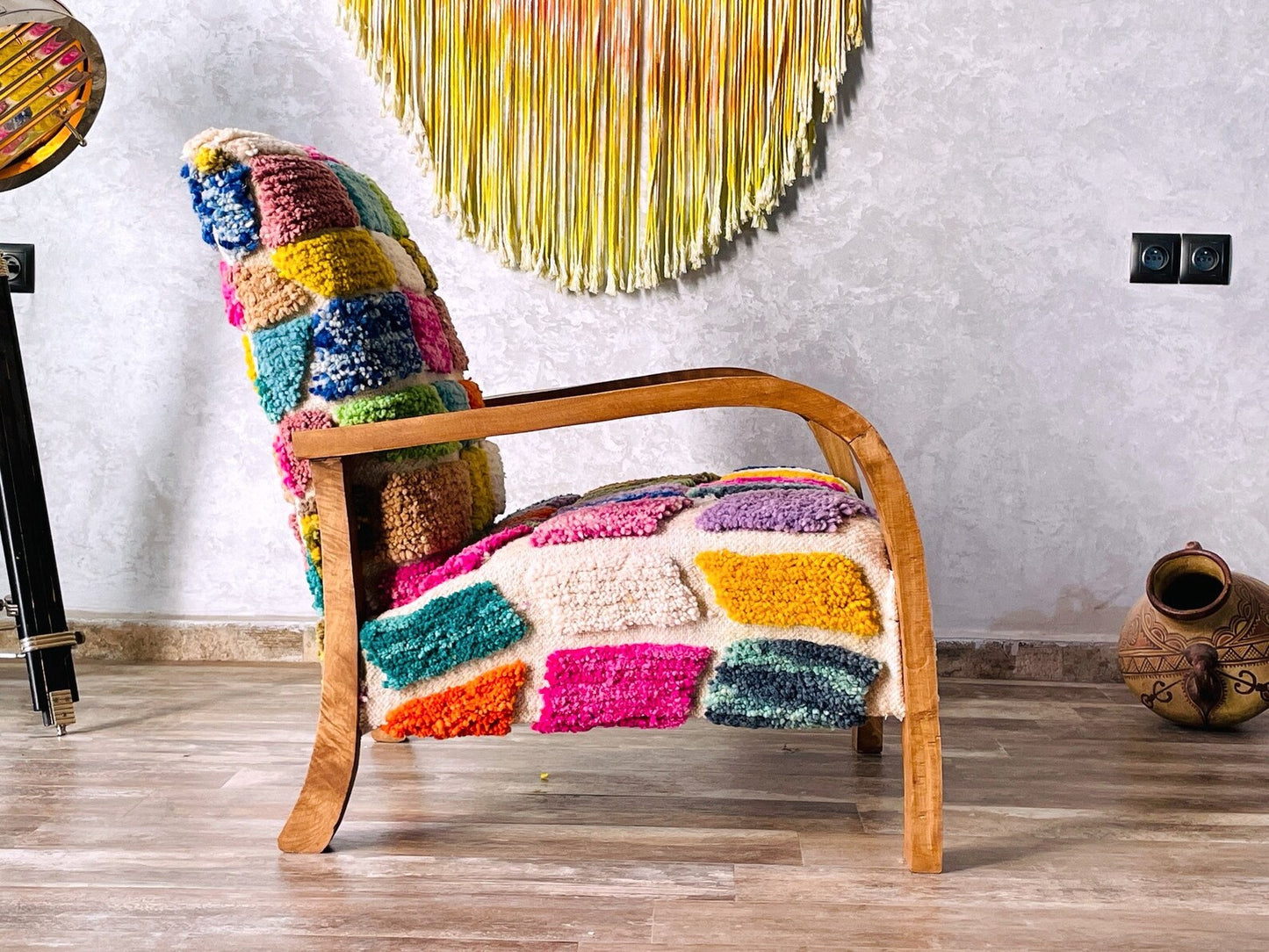 Custom Moroccan Lounge Chair – Handcrafted Luxury Seating