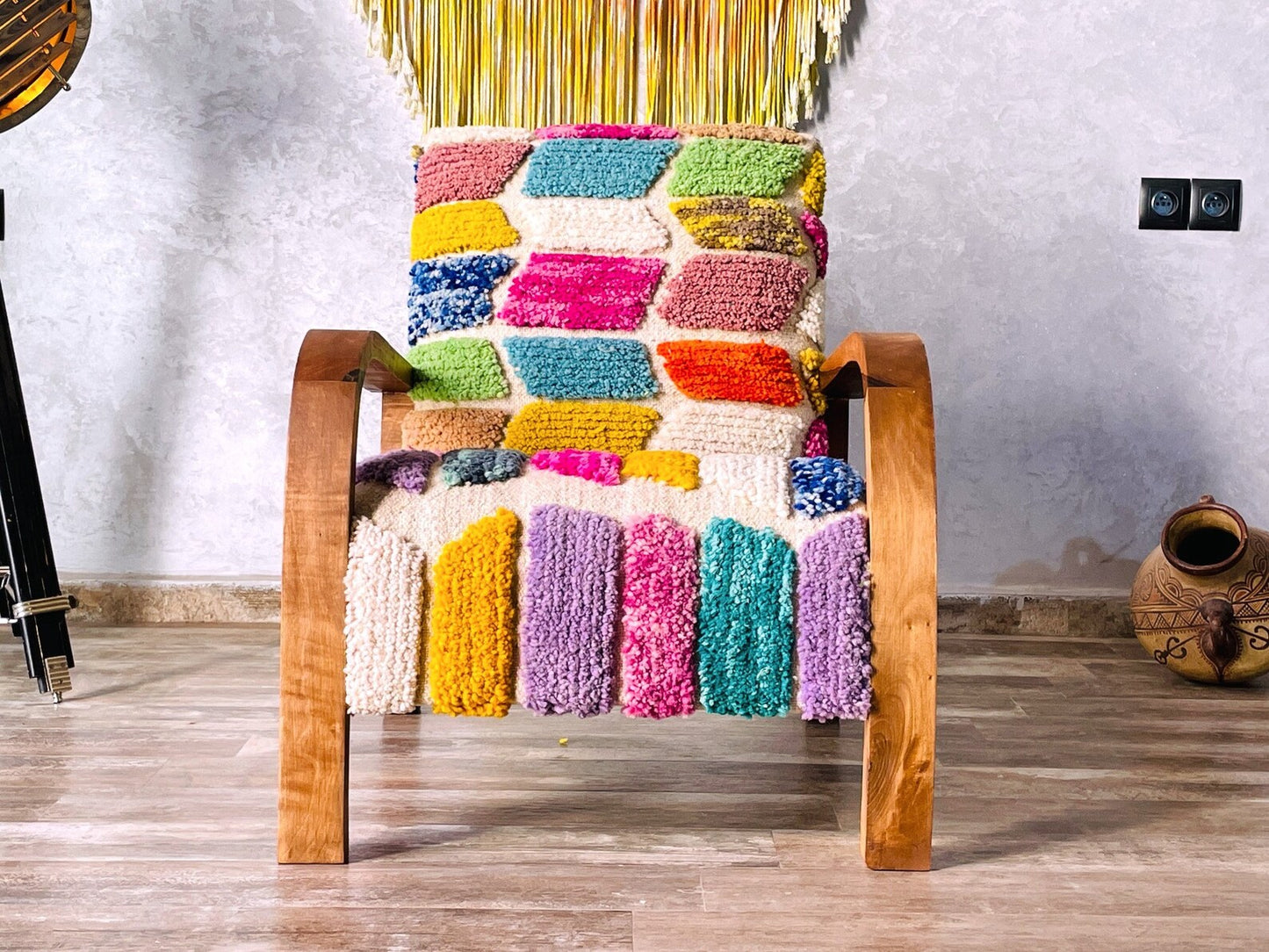 Custom Moroccan Lounge Chair – Handcrafted Luxury Seating