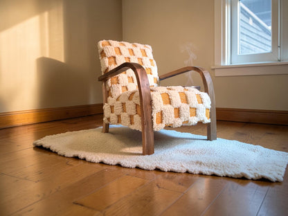 Handmade Moroccan Accent Chair – Luxury Rug Armchair