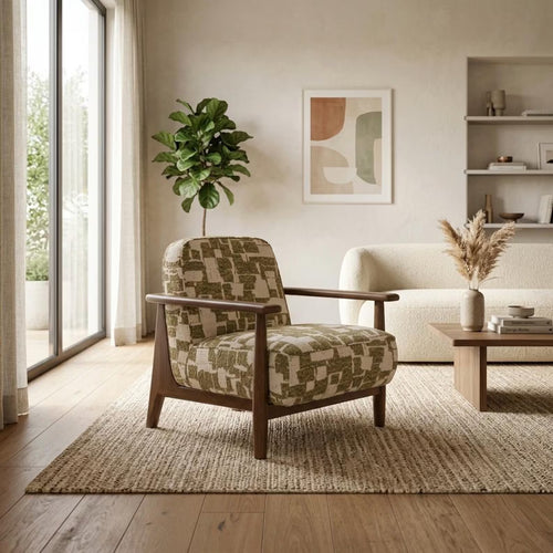 Modern Wooden Accent Chair