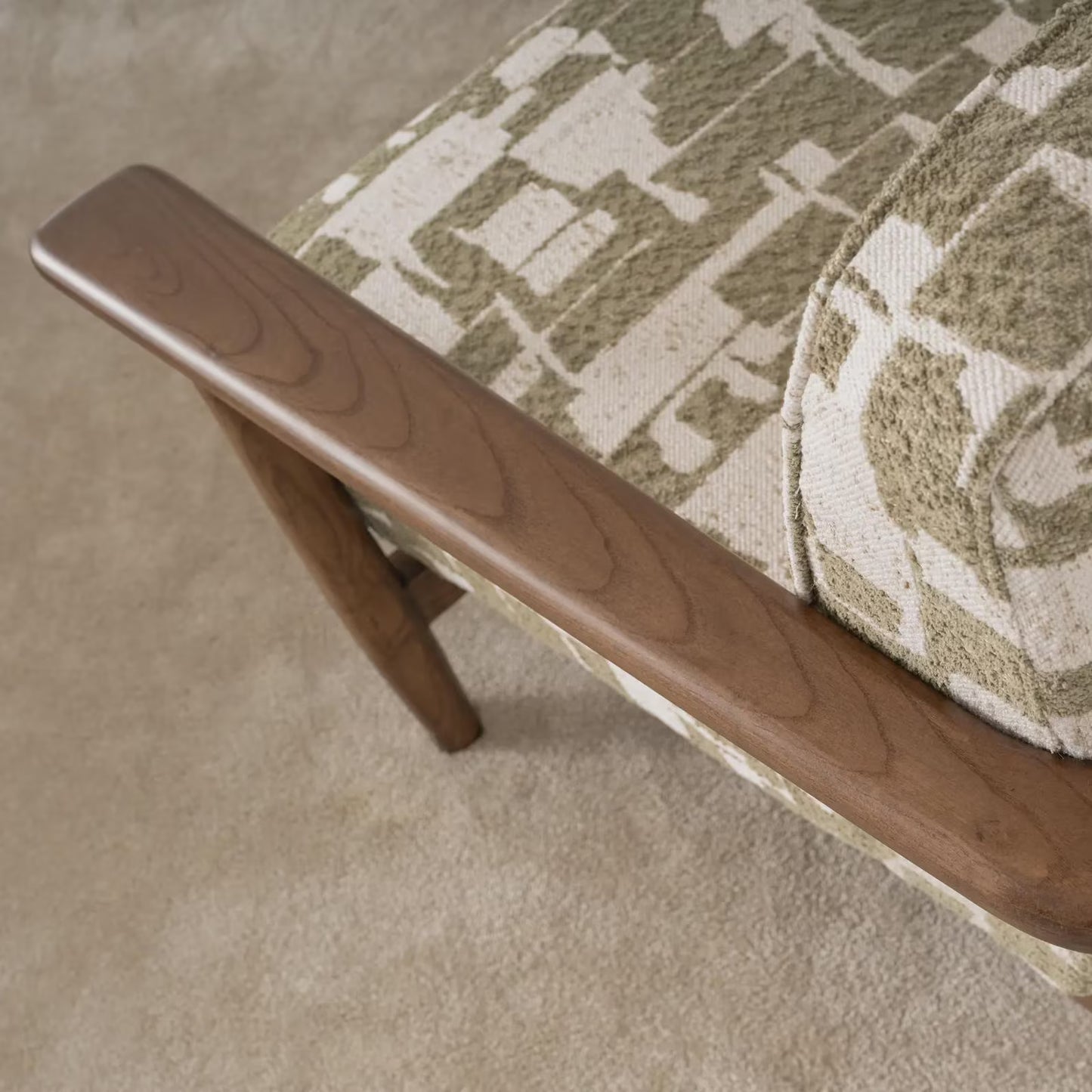 Modern Wooden Accent Chair