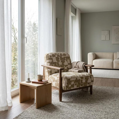 Modern Wooden Accent Chair