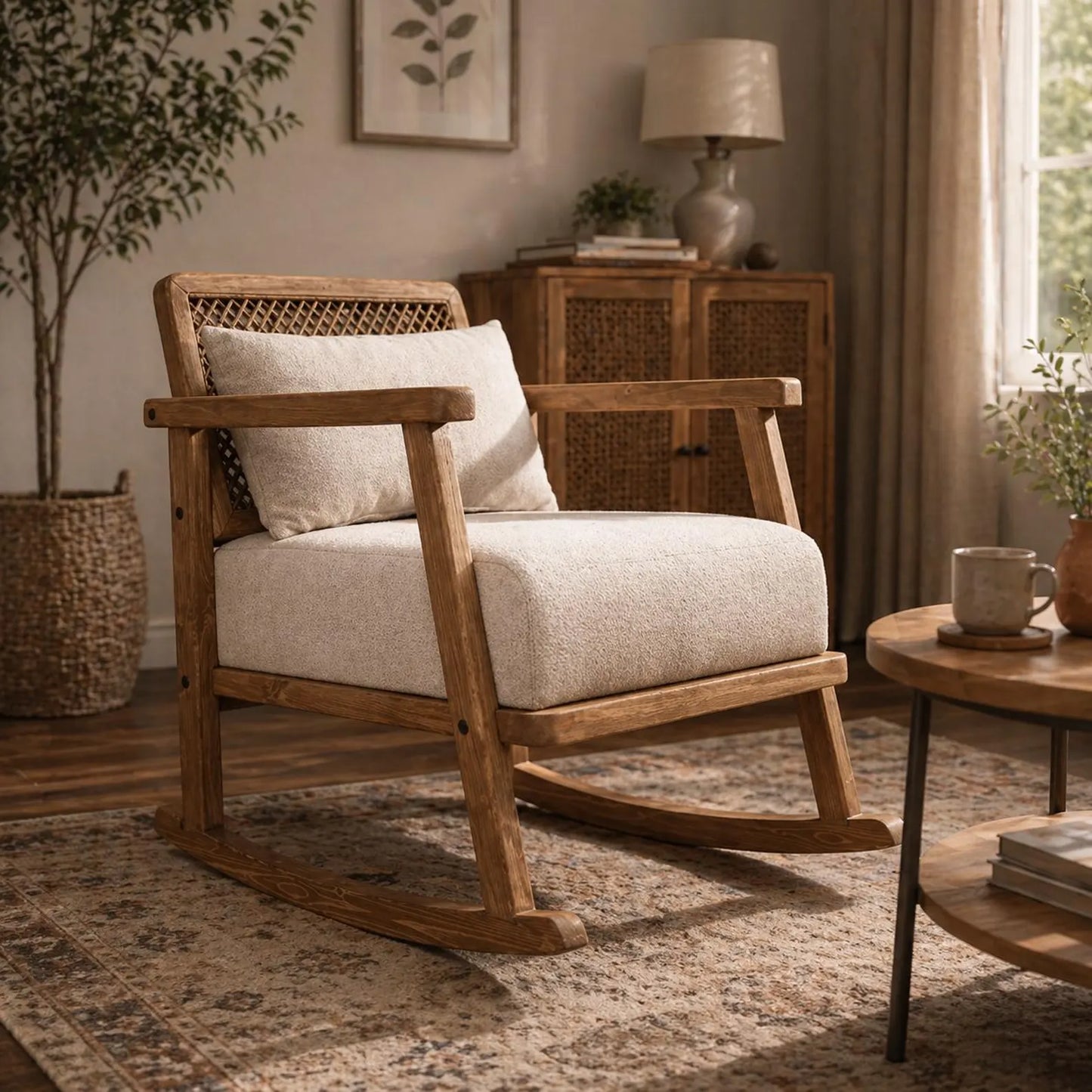 Premium Wooden Rocking Chair