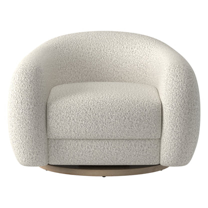 Ami Boucle Swivel Arm Chair