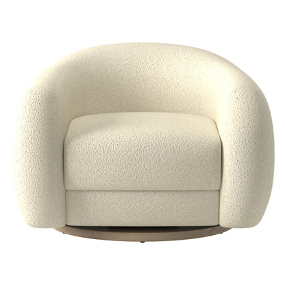 Ami Boucle Swivel Arm Chair